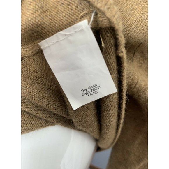 J CREW Women’s XS Brown Crew Sweater Wool/Rabbit Hair/Cashmere Blend V-N… - Picture 2 of 6
